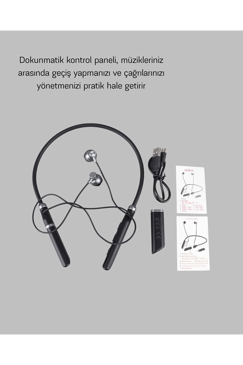 Aktif Gürültü Önlemeli Bluetooth Kulaklık – Dokunmatik Kontrol, Dahili Mikrofon, Yüksek Ses Kalitesi