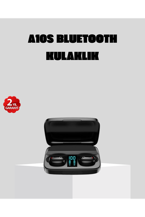 A10s Kablosuz Bluetooth Kulaklık – 1800mAh Powerbank, Otomatik Eşleşme, iOS/Android Uyumlu