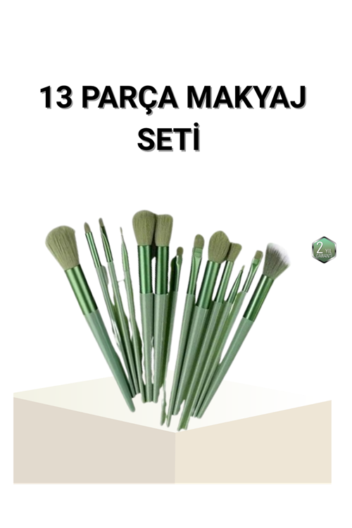 13’lü Profesyonel Makyaj Fırça Seti – Yumuşak Sentetik Kıllı, Tüm Cilt Tiplerine Uygun