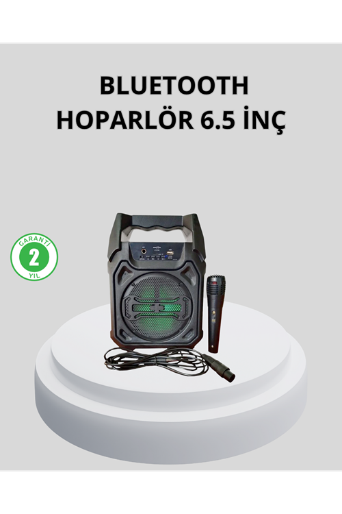 Taşınabilir Bluetooth Hoparlör – FM Radyo, USB, SD Kart ve TWS Özellikli