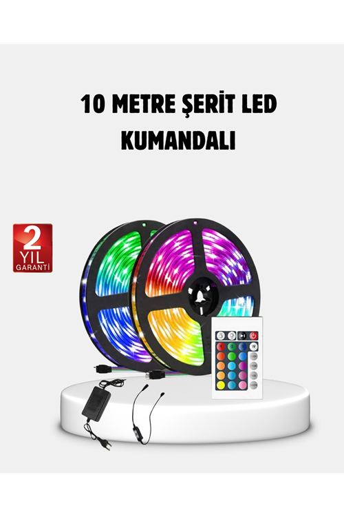 RGB Smart Şerit LED – TV Arkası ve Dekoratif Alanlar İçin Işık Şeridi