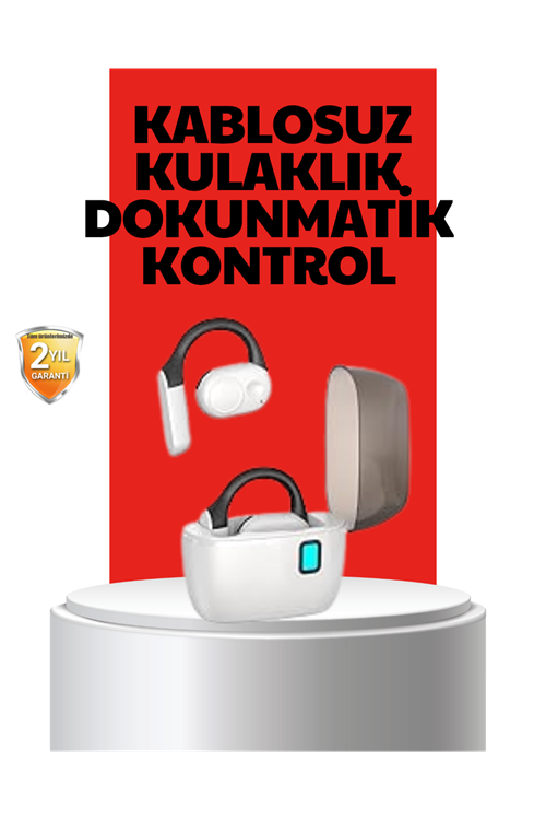 Kablosuz Bluetooth Kulaklık – Otomatik Eşleşme, Tek Tuş Kontrol, Stereo Ses