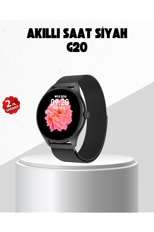 G20 Mini Akıllı Saat – iPhone & Android Uyumlu, Adım Sayar ve Uyku Takipli