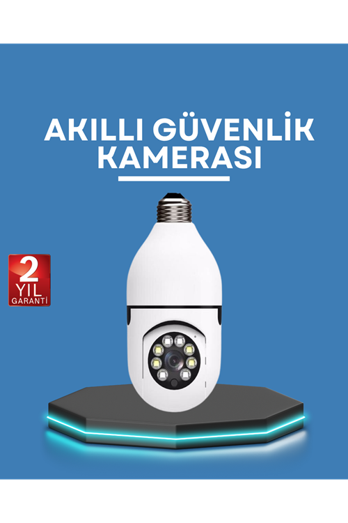Akıllı Güvenlik Kamerası Full HD Görüntü ve Gece Görüş Özellikli