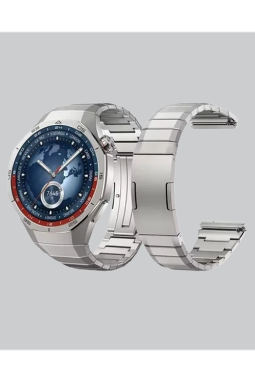 Gümüş Akıllı Saat 46mm Kasa