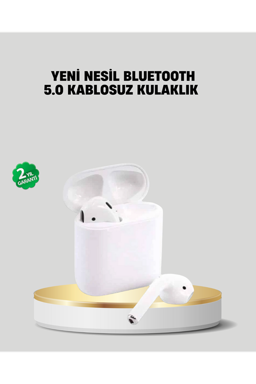 2. Nesil Bluetooth 5.0 Kablosuz Kulaklık Su Geçirmez HD Ses