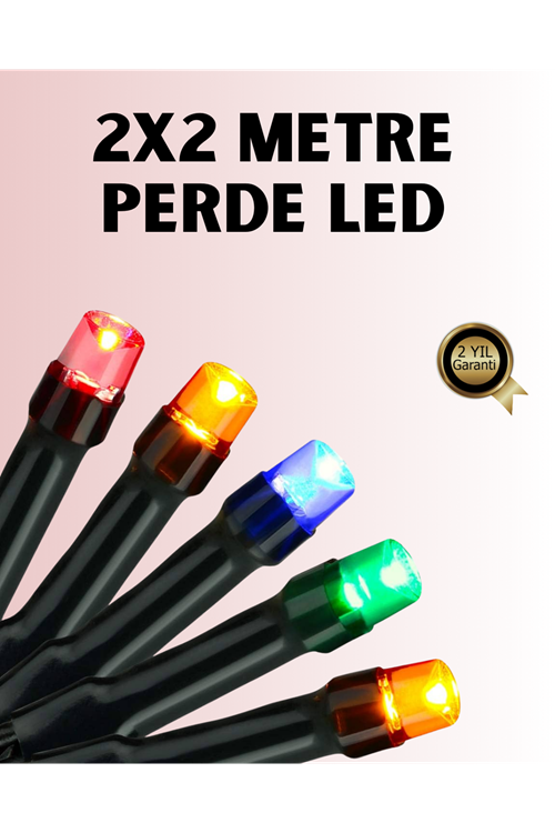 8 Modlu Zaman Ayarlı LED Perde Işık – Bahçe ve Balkon Dekorasyonu