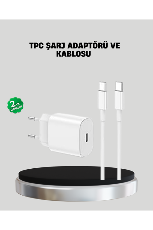 iOS Uyumlu 20W USB-C Hızlı Şarj Cihazı Telefon ve Tablet İçin