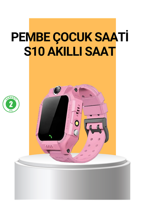 S10 Akıllı Çocuk Saati Anlık Konum ve Sesli Mesaj Destekli