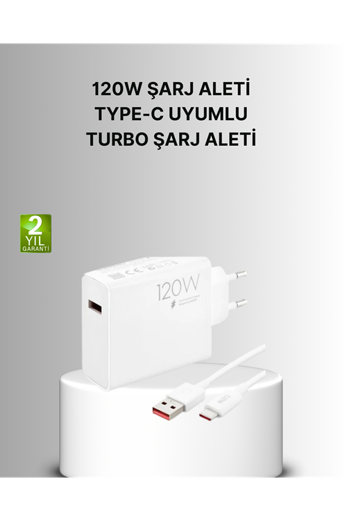 120W Mi Turbo Akıllı Tanıma Çipli Hızlı Şarj Cihazı Taşınabilir ve Dayanıklı