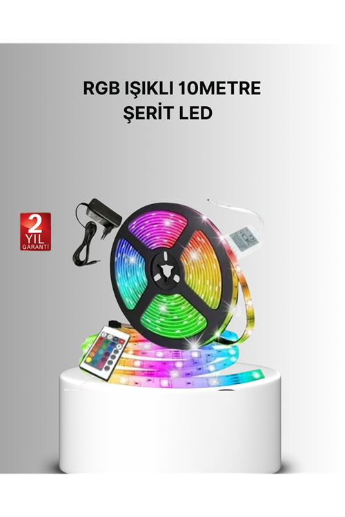 Uzaktan Kumandalı RGB Smart Şerit LED Işık Esnek ve Taşınabilir Dekorasyon