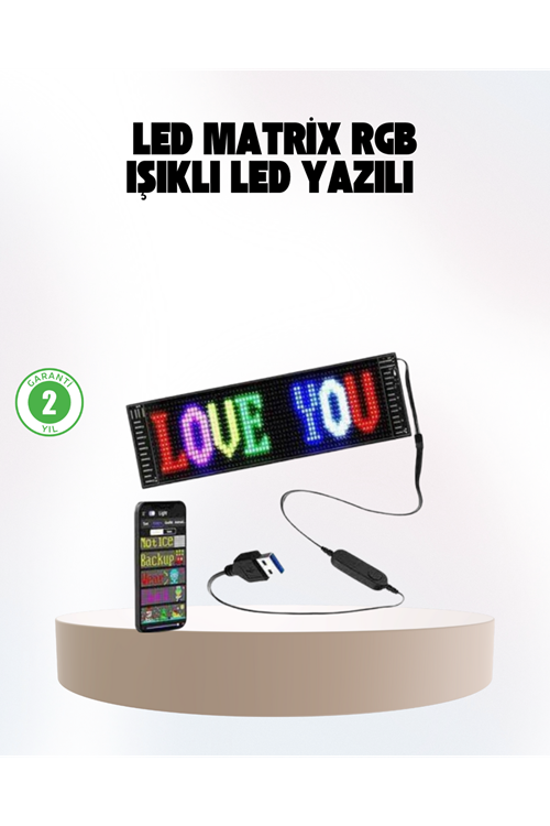 Şık ve Fonksiyonel RGB LED Panel Canlı Renk Yansımalı Işık Sistemi