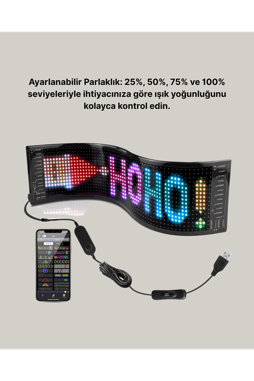Şık ve Fonksiyonel RGB LED Panel Canlı Renk Yansımalı Işık Sistemi