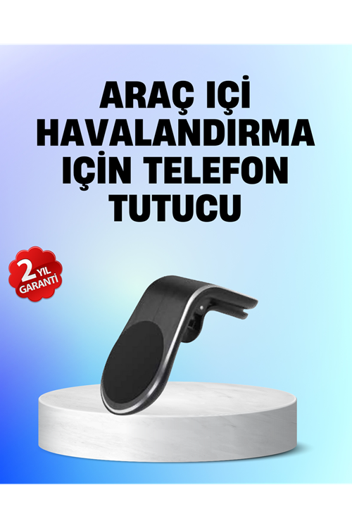 Manyetik Araç Telefon Tutucu – 360° Döner Kalorifer Petekli
