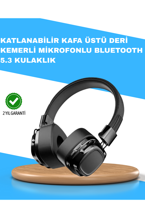 Katlanabilir Tasarımlı Taşınabilir Kablosuz Müzik Kulaklığı