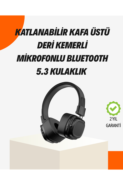 Kristal Netliğinde Ses ve Güçlü Baslı Kablosuz Kulak Üstü