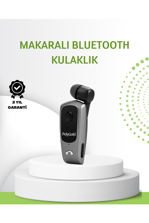 10 Saat Konuşma Süreli Klipsli Bluetooth Kulaklık