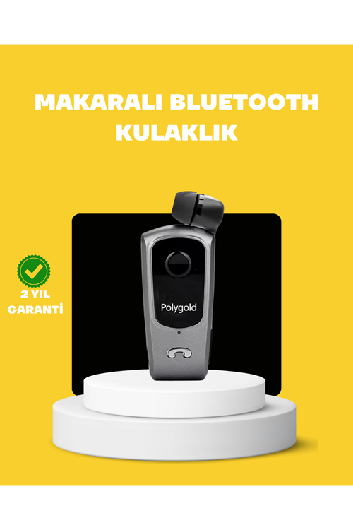 Geri Çekilebilir Kablolu Bluetooth İş Kulaklığı