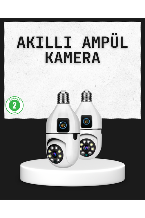 Tak Çalıştır Ampul Kamera – Full HD 1080P Kablosuz Güvenlik Çözümü