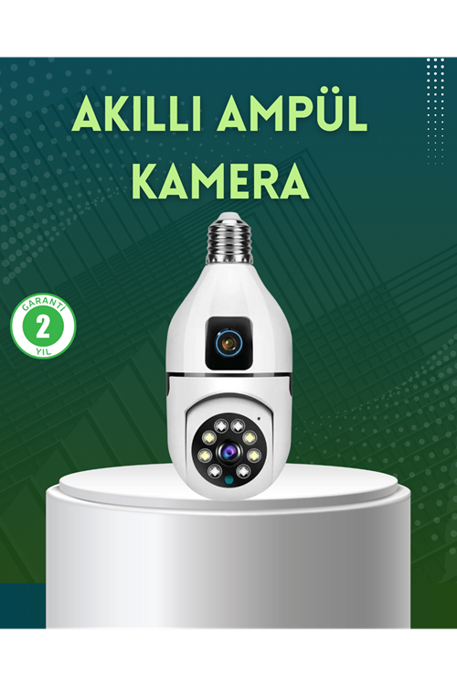 360 Derece Panoramik WiFi Kamera – Full HD Ev Güvenlik Sistemi