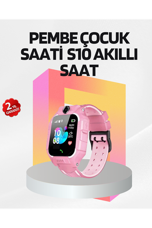 S10 Çocuk Akıllı Saati Konum Geçmişi ve Alarm Fonksiyonlu