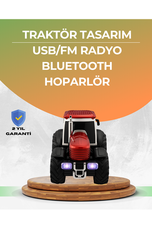 Taşınabilir Nostaljik Araç Tasarımlı Bluetooth Hoparlör