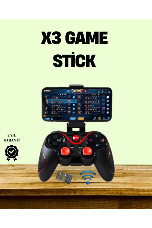Ergonomik Tasarımlı Şarjlı Kablosuz Gamepad