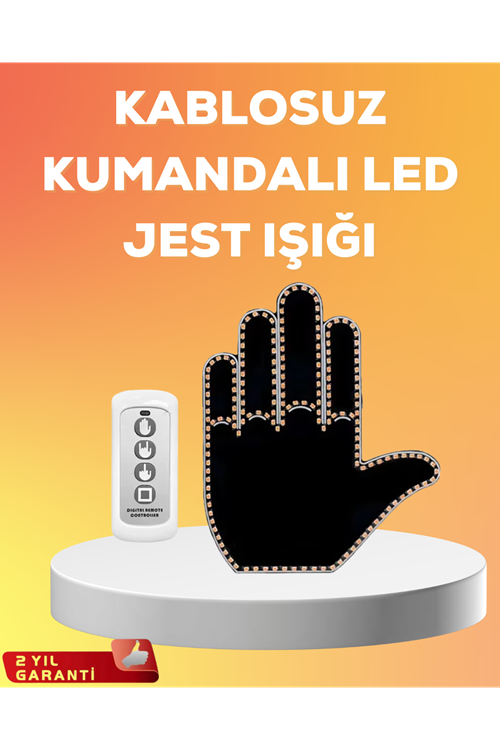 Kompakt Tasarımlı LED Jest Işığı – Selam ve Teşekkür Modları