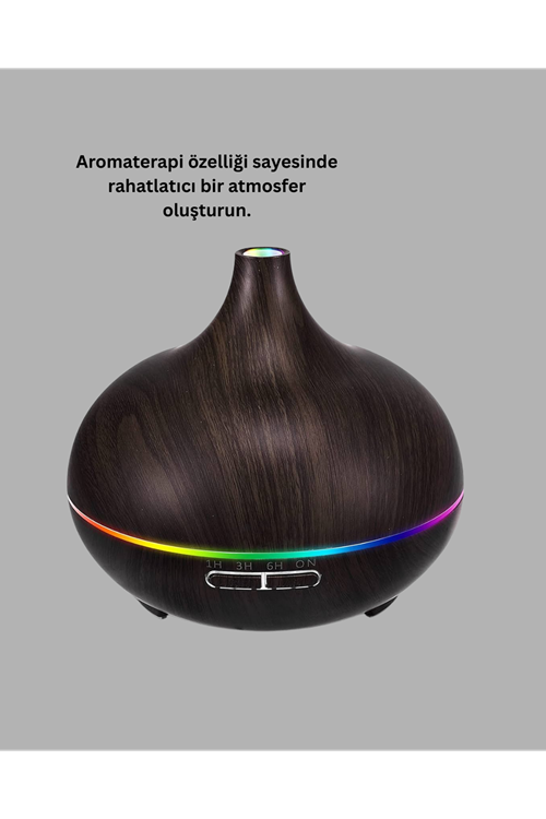 550ML Ultrasonik Hava Nemlendirici ve Aromaterapi Difüzörü