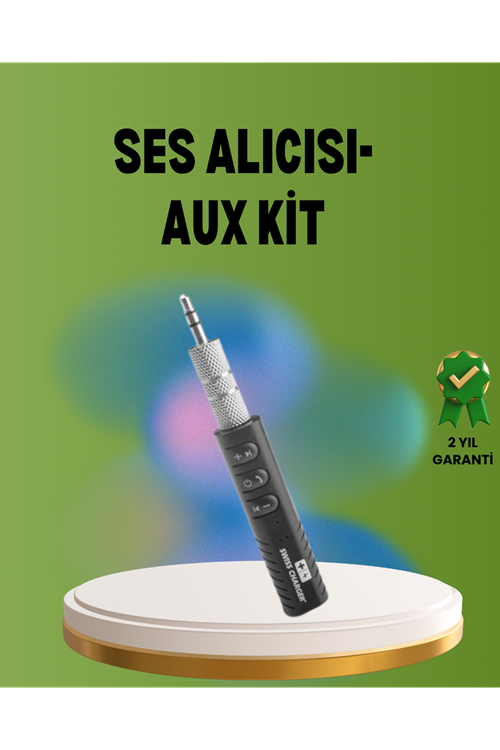 Hızlı Şarjlı Bluetooth Ses Alıcısı – Ev, Araç ve Ofis İçin