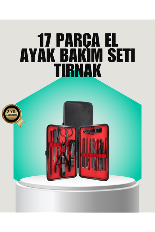 Siyah Kaymaz Teknolojili El ve Ayak Bakım Seti