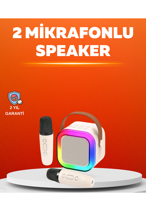 Ses Efektli Mikrofonlu Kablosuz Karaoke Sistemi