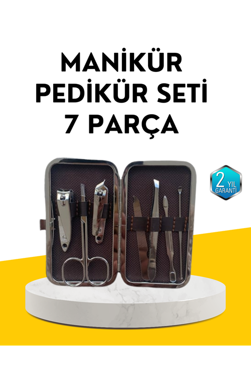 Dayanıklı Çelik Aletlerden Oluşan Kişisel Bakım Seti