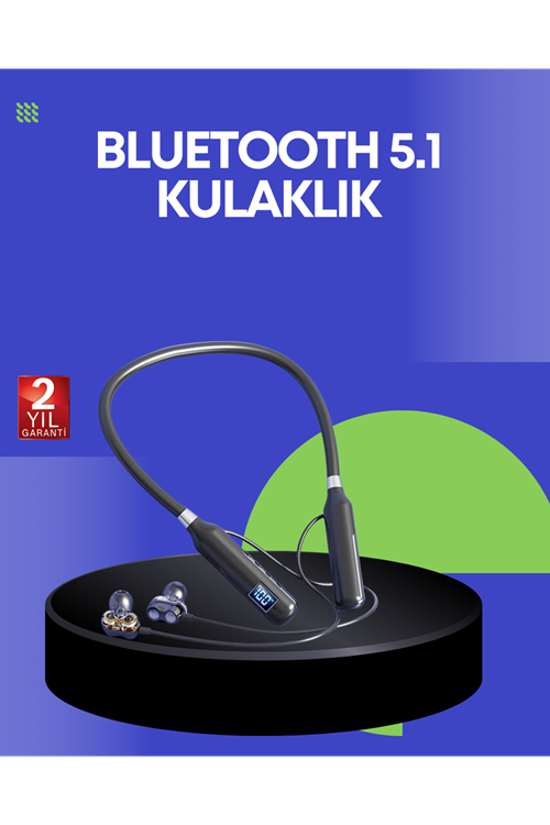Ergonomik Tasarımlı IPX4 Suya Dayanıklı Bluetooth Kulaklık
