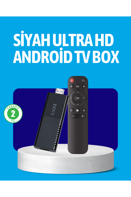 Android TV Stick 2GB RAM 16GB Depolama Kapasiteli