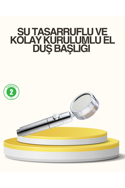 Su Basıncını Artıran Sızdırmaz Duş Başlığı