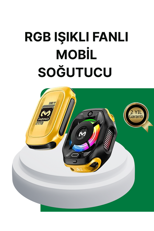7 Kanatlı Vortex Fanlı Akıllı Telefon Soğutma Aparatı