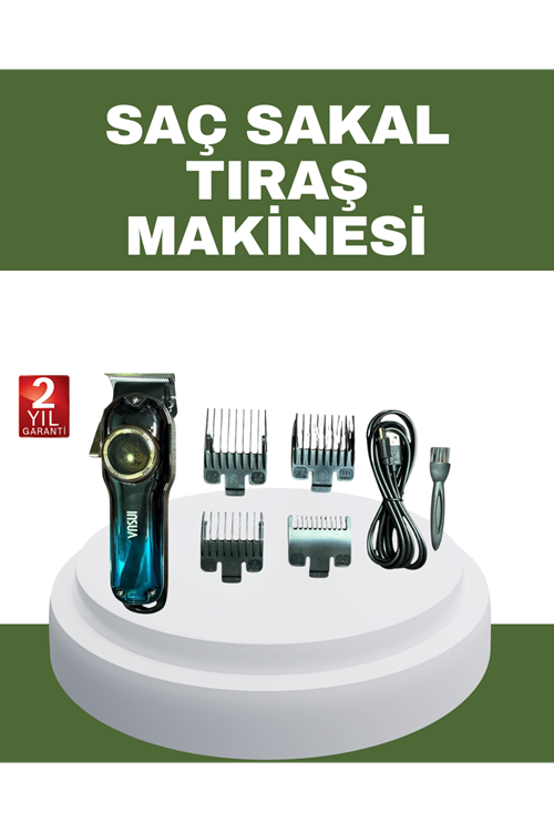 Güçlü Motorlu Paslanmaz Çelik Bıçaklı Saç Kesim Makinesi