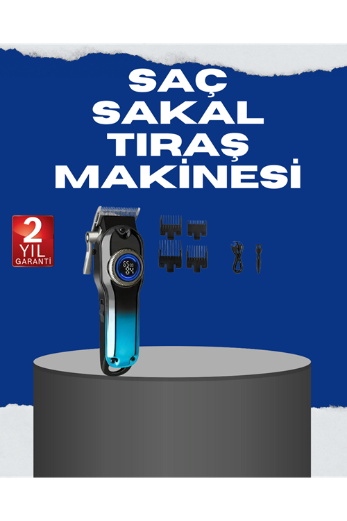 USB Type-C Şarjlı Kablosuz/Kablolu Erkek Tıraş Makinesi