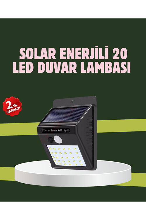 Kablo Gerektirmeyen Solar LED Bahçe ve Veranda Işığı