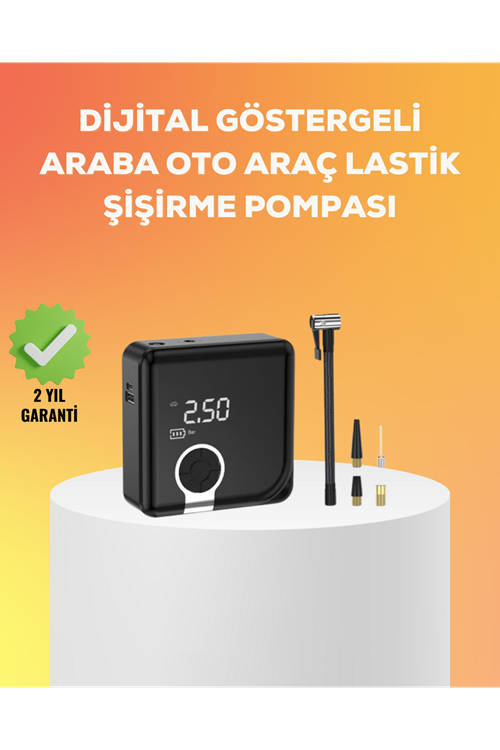 Çok Fonksiyonlu Akıllı Lastik Şişirme Cihazı