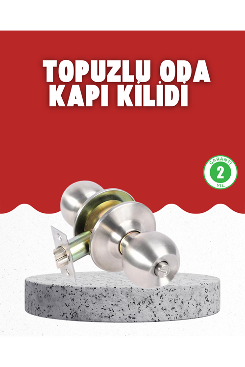 Estetik Güvenli Topuzlu Kapı Kilidi