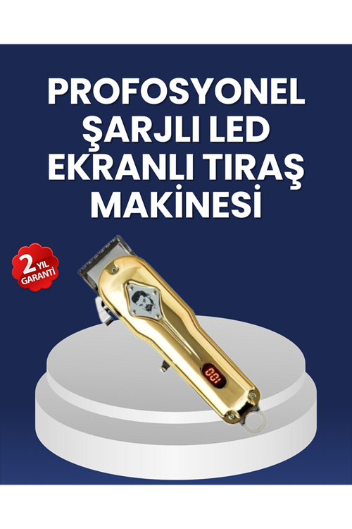 Ergonomik Tasarımlı, Hafif ve Taşınabilir Profesyonel Tıraş Makinesi