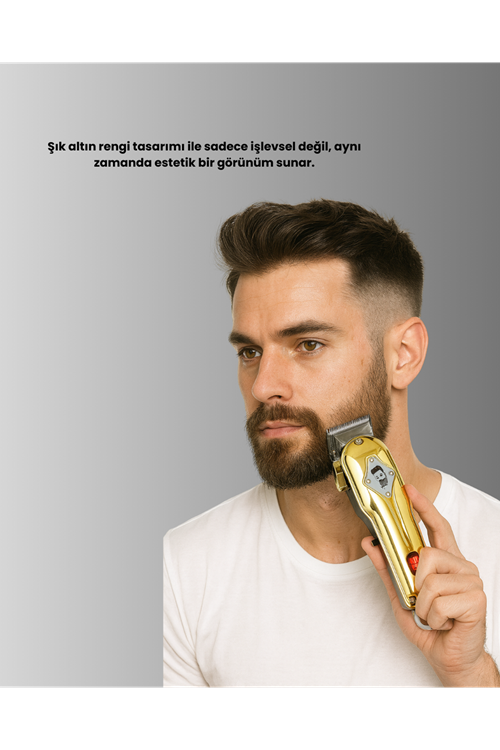 Ergonomik Tasarımlı, Hafif ve Taşınabilir Profesyonel Tıraş Makinesi
