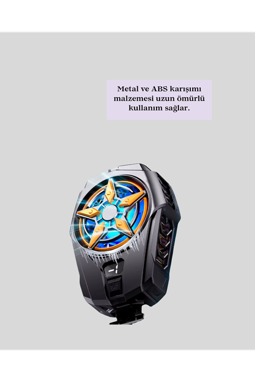 Evrensel Uyumlu Type-C Şarjlı Cep Telefonu Radyatörü