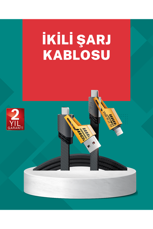 Akıllı Telefon Tablet Laptop Uyumlu 65W Güçlü Veri Kablosu