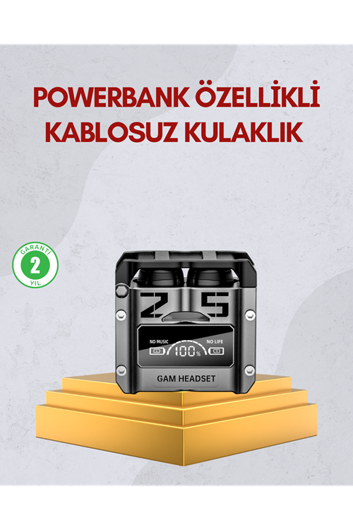 Bluetooth 5.0 Kulak İçi Kulaklık Mikrofonlu Kablosuz Model