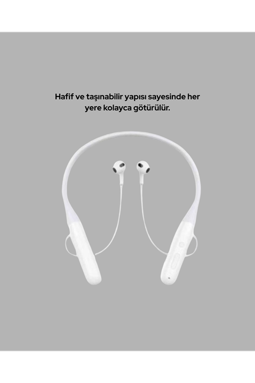 Gürültü Azaltıcı Ergonomik Boyun Askılı Kablosuz Kulaklık