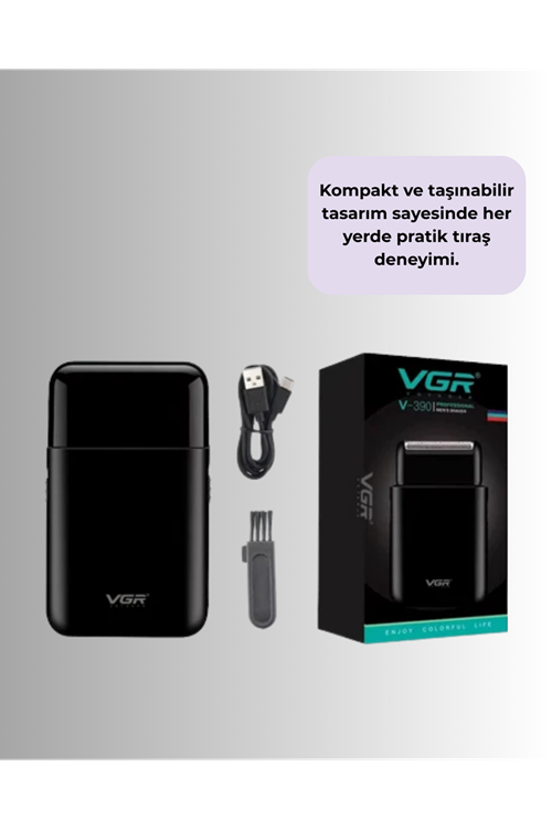 Ultra İnce Elektrikli Tıraş Makinesi | USB Şarjlı ve Su Geçirmez