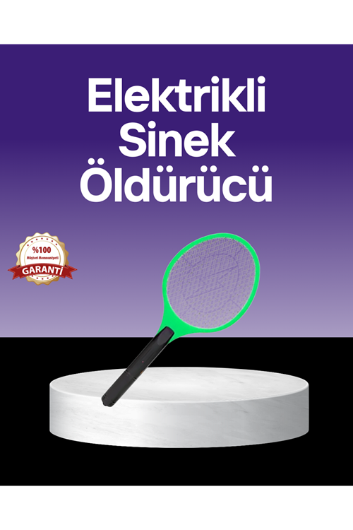 Çocuk ve Evcil Hayvan Dostu Elektrikli Sinek Raketi | Güvenli Kullanım